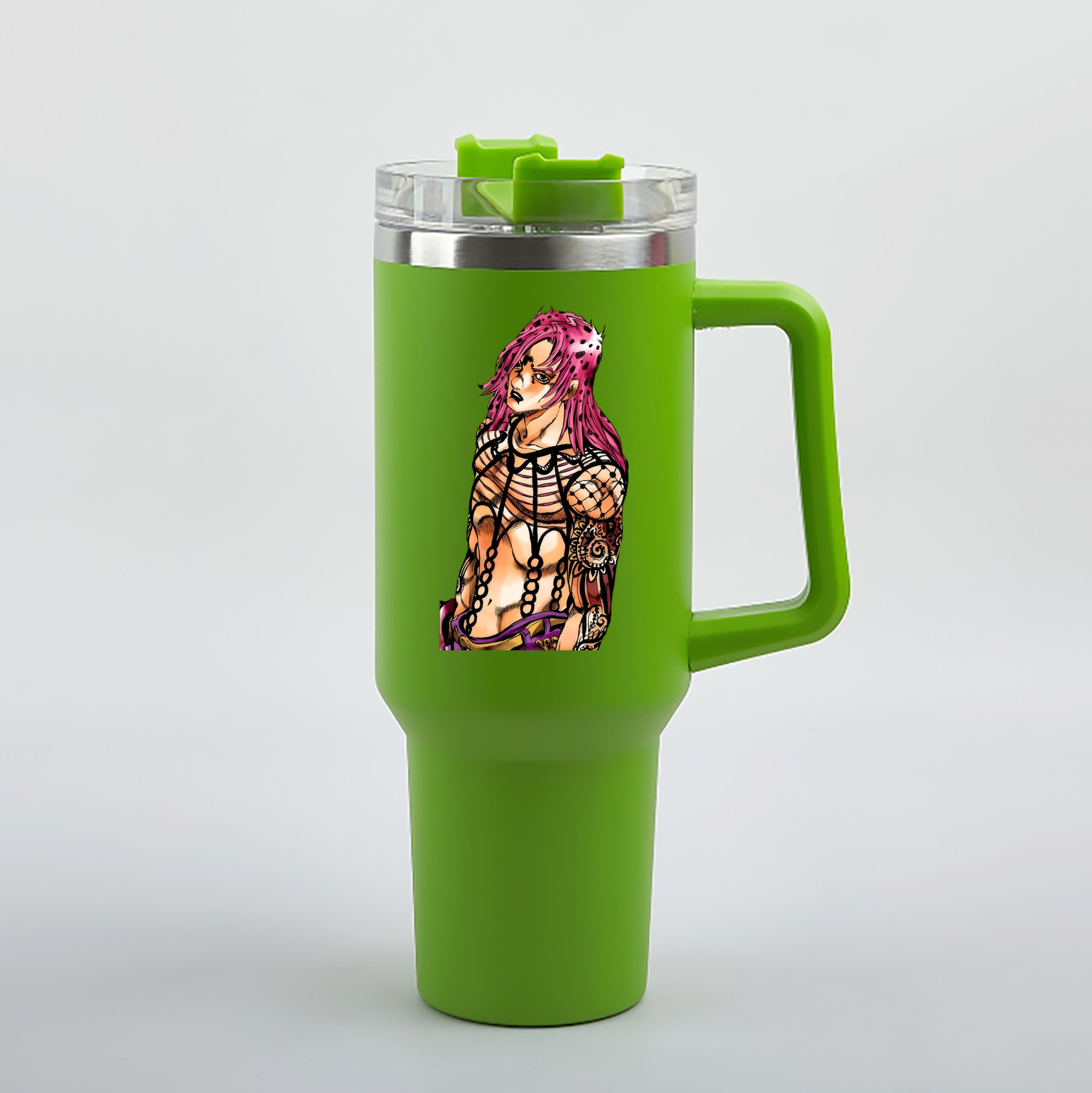 （画像用） ジョジョの奇妙な冒険 ビネガー?ドッピオ JoJo's Bizarre Adventure Vinegar Doppio 1200mL車用タンブラー（カラープリント）